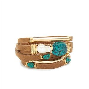 Taylor and Tessier Leather Bracelet